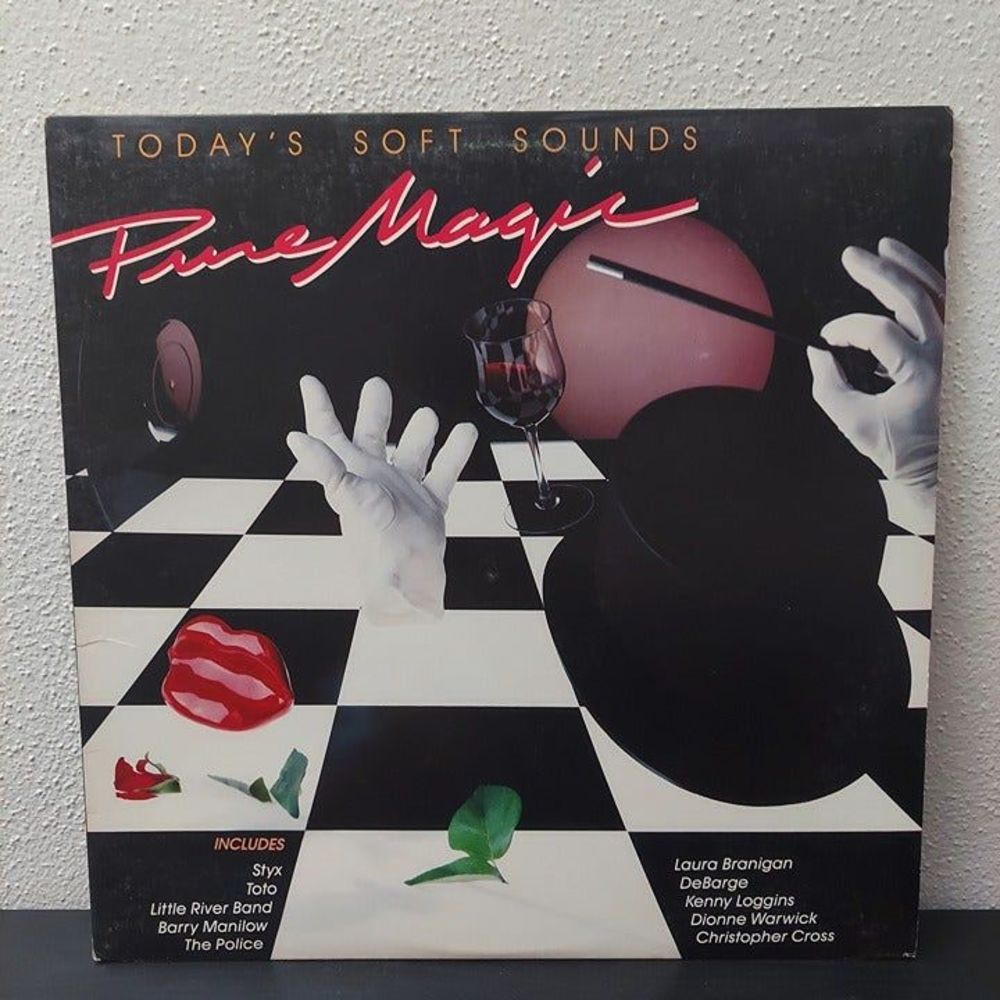 PURE MAGIC: Todays Soft Sounds -by K-TEL 12" Vinyl Record LP  1983 Toto, DeBarge